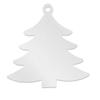 7 Pack Aluminum Sublimation Ornament Blanks for Pendants 3.2 Inch Double Sided Sublimation Christmas Tree with Ribbon for DIY Crafting Blanks (7 Pack Christmas Tree Shape) view 4