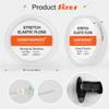 Hobbyworker Elastic Stretch Bracelet String Cord for Jewelry Making and Bracelet Making White view 2