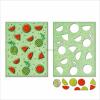 XMZZMX Fruit Watermelon Background Board Metal Cutting Dies for Card Making, Paper Embossing Die-Cuts Kit Storage Pockets Supplies, Scrapbooking Stencils view 1