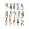 ZXMNBH Stickers for Scrapbooking Kit Galaxy Girl Aesthetic Paper Diary Planner Junk Journaling Decorative Supplies 30 Pcs/Pack view 1