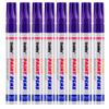 Purple Paint Markers, 8 Pack Oil-Based Waterproof Quick Dry Permanent Paint Pen Set for Rocks Painting, Wood, Fabric, Plastic, Canvas, Glass, Mugs, Metal, Tire, Stone, DIY Craft view 1
