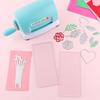 Die Cutting Machines for Crafting,DIY Die Cutting Embossing Machine Paper Card Craft Scrapbooking Dies Manual Machine Cutter with 2 Pair Small Cutting Pads Scrapbooking Supplies view 4