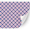 HTV4U American Theme Patterned Heat Transfer Vinyl (Red and Blue Tartan, 13.5" x 3 Yards) - Iron on Vinyl, USA Heat Press Transfer Paper, Graphic Design Printed Patterns view 1
