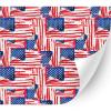 HTV4U American Theme Patterned Heat Transfer Vinyl (Brushed USA Flag, 13.5" x 5 Yards) - USA Printed Iron on Vinyl, Heat Press Transfer Paper for T-Shirt view 1