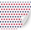 HTV4U American Theme Patterned Heat Transfer Vinyl (Red and Blue Stars, 13.5" x 1 Yard) - Iron on Vinyl, Heat Press Machine Transfer Paper, USA Printed Patterns for DIY view 1