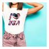 HTV4U American Theme Patterned Heat Transfer Vinyl (Colorful Smoke US Flag, 13.5" x 5 Yards) - USA Colorful Printed Heat Press Transfer Paper, Iron on Vinyl, Graphic Design view 3