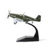 NUOTIE P-51B Mustang Diecast Metal Airplane Model 1/72 Scale WWII Fighter with Display Stand for CollectorsDing Hao view 4