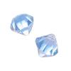 CAIZZA 6 Pcs Austria Elements crystal 6301Top Drill Bicone Light Sapphire 8mm Pendant Necklace Earring/Jewelry Making Findings view 1