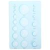 Uniquer 2Pcs 3-Row Paper Quilling Tool,3D Domes Half Ball Mould,Plastic Concave-Convex Spherical Styler for DIY Paper Craft Tool view 2
