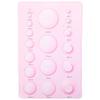 Uniquer 2Pcs 3-Row Paper Quilling Tool,3D Domes Half Ball Mould,Plastic Concave-Convex Spherical Styler for DIY Paper Craft Tool view 3