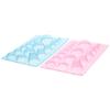 Uniquer 2Pcs 3-Row Paper Quilling Tool,3D Domes Half Ball Mould,Plastic Concave-Convex Spherical Styler for DIY Paper Craft Tool view 4