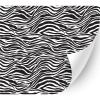 HTV4U Animal Patterned Heat Transfer Vinyl (Zebra, 13.5" x 5 Yards) - Iron on Vinyl, Heat Press Transfer Paper for T-Shirt, Fabric, DIY Craft Projects view 1