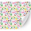 HTV4U Animal Patterned Heat Transfer Vinyl (Summer Tropical Birds, 13.5" x 5 Yards) - Printed Heat Press Transfer Paper, Iron on Vinyl for T-Shirt, Fabric, DIY Craft Projects view 1