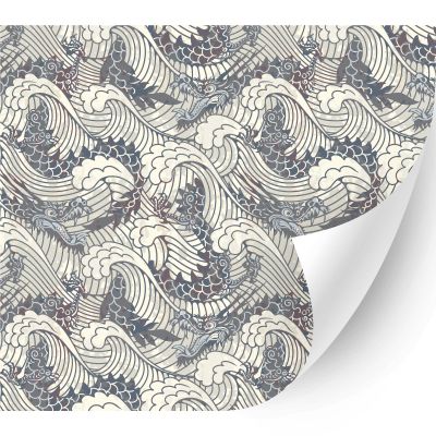 HTV4U Animal Patterned Heat Transfer Vinyl (Dragon, 18.5" x 1 Yard) - Iron on Vinyl, Heat Press Transfer Paper, Graphic Design Printed Patterns for T-Shirt