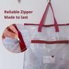 Madam Sew Project Bag - Craft Bag Organizer Tote with Handles, Two Pockets, See-Through Mesh, and Card Slot Perfect for Quilting, Knitting, Stitching and Embroidery Projects Storage - 16x16 view 2