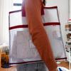 Madam Sew Project Bag - Craft Bag Organizer Tote with Handles, Two Pockets, See-Through Mesh, and Card Slot Perfect for Quilting, Knitting, Stitching and Embroidery Projects Storage - 16x16 view 4