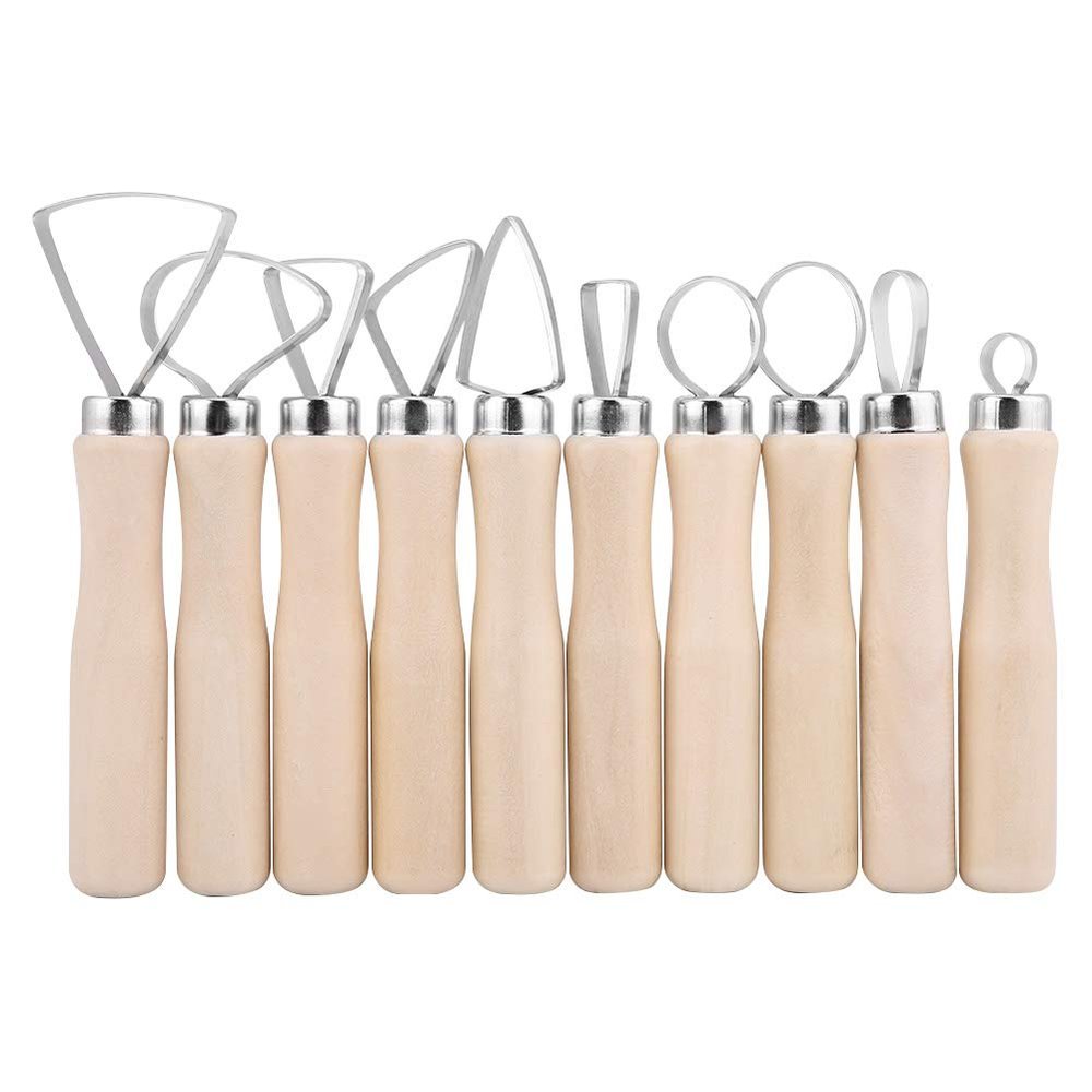 MUNEFE Sculpture Tools, Clay Sculpture Tools, Wax Carvin Poery Formin Tools, Suitable for Craft Carvin
