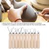 MUNEFE Sculpture Tools, Clay Sculpture Tools, Wax Carvin Poery Formin Tools, Suitable for Craft Carvin view 3