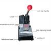 BDJSN Hot Foil Stamping Machine, 500W Manual Hot Foil Stamping Machine, Bronzing Machine, Embossing Machine, Bronzing Pressure Mark Machine, for PU Leather Paper, Wood view 4