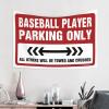 CakJuice Tapestries Room Decor Baseball Player Parking Only Tapestry Tapestry Funny Room Decore (Size : 100X150CM) view 2