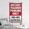 CakJuice Man Cave Decorations History Teacher Parking Only Tapestry Tapestrys Beer Decor (Size : 100X150CM) view 3