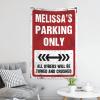 Decor For Man Cave Melissa'S Parking Only Tapestry Stuff For Your Room Flags For Room Teen (Size : 100X150CM) view 3