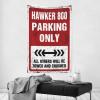 CakJuice Tapestry Aesthetic Hawker 800 Parking Only Tapestry Home Decor For Men Bedroom Door Decorations (Size : 100X150CM) view 2