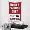 CakJuice Boys Bedroom Accessories Noah'S Parking Only Tapestry Tapestry Wall Art Wall Decor Aesthetic (Size : 100X150CM) view 2