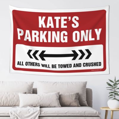 Man Cave Decor And Accessories Kate'S Parking Only Tapestry Large Tapestry Funny Bedroom Decor (Size : 100X150CM)