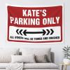 Man Cave Decor And Accessories Kate'S Parking Only Tapestry Large Tapestry Funny Bedroom Decor (Size : 100X150CM) view 1