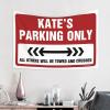 Man Cave Decor And Accessories Kate'S Parking Only Tapestry Large Tapestry Funny Bedroom Decor (Size : 100X150CM) view 2