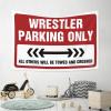 CakJuice Tapistreys For Room Wrestler Parking Only Tapestry Bedroom Decor Aesthetic Wall Tapestry College (Size : 100X150CM) view 4
