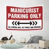 Man Cave Decor And Accessories Manicurist Parking Only Tapestry Large Tapestry Funny Bedroom Decor (Size : 100X150CM) view 4