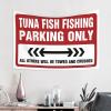 CakJuice Tapistreys For Room Tuna Fish Fishing Parking Only Tapestry Bedroom Decor Aesthetic Wall Tapestry College (Size : 75X100CM) view 2