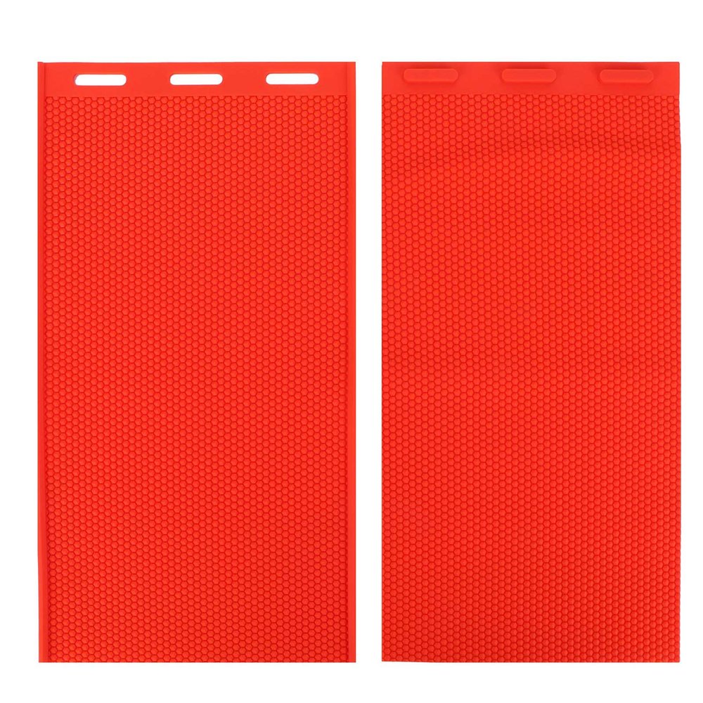Gavigain Beeswax Sheet - 2Pcs Rubber Beeswax,Make Your Own Beeswax Candle Starter Kit,DIY Beeswax Foundation Sheets,Each Beeswax Sheet Measures Approx. 17.3" x 9.1"