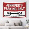 Man Cave Decor And Accessories Jennifer'S Parking Only Tapestry Large Tapestry Funny Bedroom Decor (Size : 75X100CM) view 1