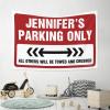 Man Cave Decor And Accessories Jennifer'S Parking Only Tapestry Large Tapestry Funny Bedroom Decor (Size : 75X100CM) view 4