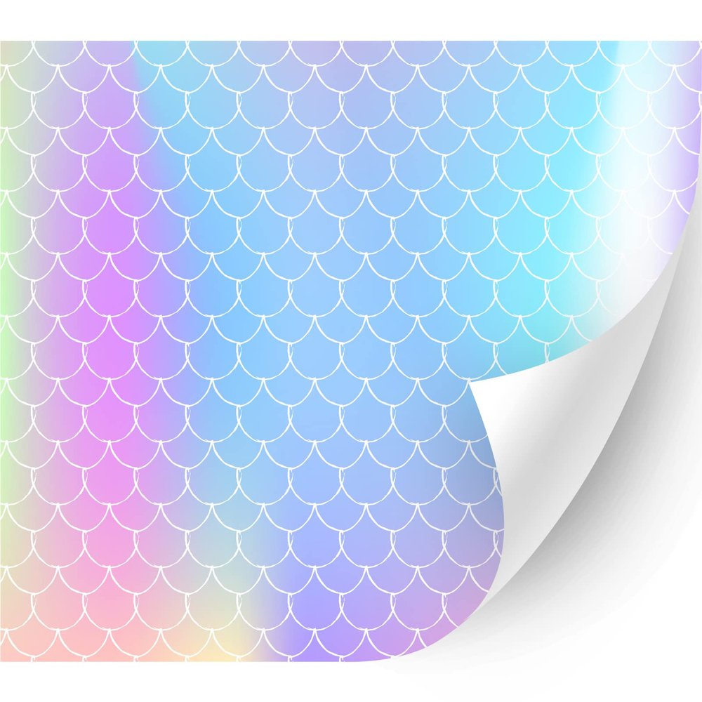 HTV4U Ombre Patterned Heat Transfer Vinyl (3A, 13.5" x 1 Yard) - Gradient Tie Dye Iron on Heat Press Paper, Graphic Design