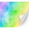 HTV4U Ombre Patterned Heat Transfer Vinyl (Watercolor Rainbow, 13.5" x 1 Yard) - Printed Patterned Heat Press Transfer Paper, Iron on Vinyl, Graphic Design for T-Shirt view 1