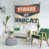 Men Cave Decor Beware Of Bobcat Tapestry Bedroom Decor For Teens Space Decor (Size : 100X150CM) view 2