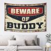 Men Cave Decor Beware Of Buddy Tapestry Bedroom Decor For Teens Space Decor (Size : 100X150CM) view 1
