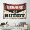 Men Cave Decor Beware Of Buddy Tapestry Bedroom Decor For Teens Space Decor (Size : 100X150CM) view 4