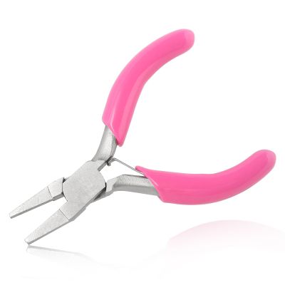 LEONTOOL Mini Duckbill Pliers for Jewelry Making - Small Flat Nose Pliers, Slim Line Precision, Ideal for Beading Wire & Bending