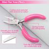 LEONTOOL Mini Duckbill Pliers for Jewelry Making - Small Flat Nose Pliers, Slim Line Precision, Ideal for Beading Wire & Bending view 3