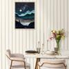 NSUAJOF Diamond Painting Kits - Rabbit Driving on The Beach DIY Diamond Painting Full Round Drill Sticks, 5d Stress Relief Handmade Gifts and Beginners Home Decor Wall Decor 16 * 20 inches view 4