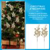 10pcs Artificial Berry Stems Glitter Picks for Christmas Tree Decor Vibrant Fake Berry Branches for Wreaths Holiday Decorations for Festive Events and Floral Arrangements view 2