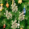 10pcs Artificial Berry Stems Glitter Picks for Christmas Tree Decor Vibrant Fake Berry Branches for Wreaths Holiday Decorations for Festive Events and Floral Arrangements view 4