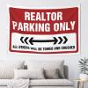 CakJuice Tapestry for Bedroom Realtor Parking Only Tapestry Room Decor Room Decor (Size : 100X150CM) view 1
