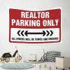 CakJuice Tapestry for Bedroom Realtor Parking Only Tapestry Room Decor Room Decor (Size : 100X150CM) view 4