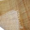 ECYC Ltd 15.7" W x 23.6" L Natural Rattan Weave Material Square Cane Webbing Roll Mesh Pre-Woven Cane Webbing Wicker Cane Webbing for Caning Projects, Repair and Decorative Furniture, Cabinet, Door view 2
